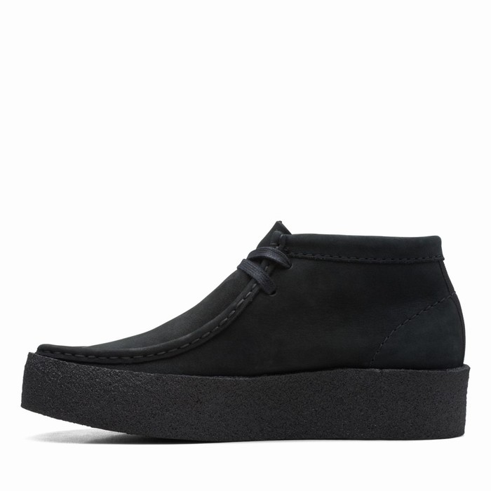 Bottes Clarks Wallabee Cup Femme Noir | 0FMHVAVH