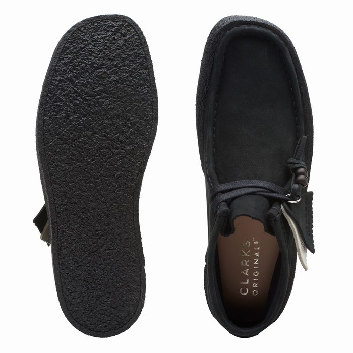 Bottes Clarks Wallabee Cup Femme Noir | 0FMHVAVH