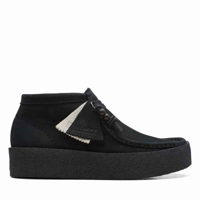 Bottes Clarks Wallabee Cup Femme Noir | 0FMHVAVH