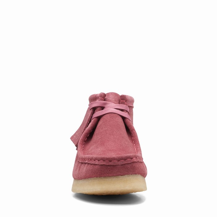 Bottes Clarks Wallabee Femme Rose Rose | Z4HAJGCN