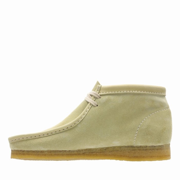 Bottes Clarks Wallabee Femme Vert Olive | MB8J3PCW