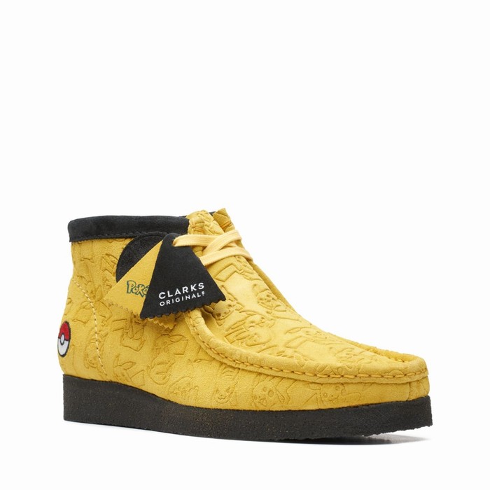 Bottes Clarks Wallabee Homme Jaune | GHVCOJNI