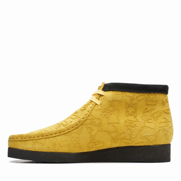 Bottes Clarks Wallabee Homme Jaune | GHVCOJNI