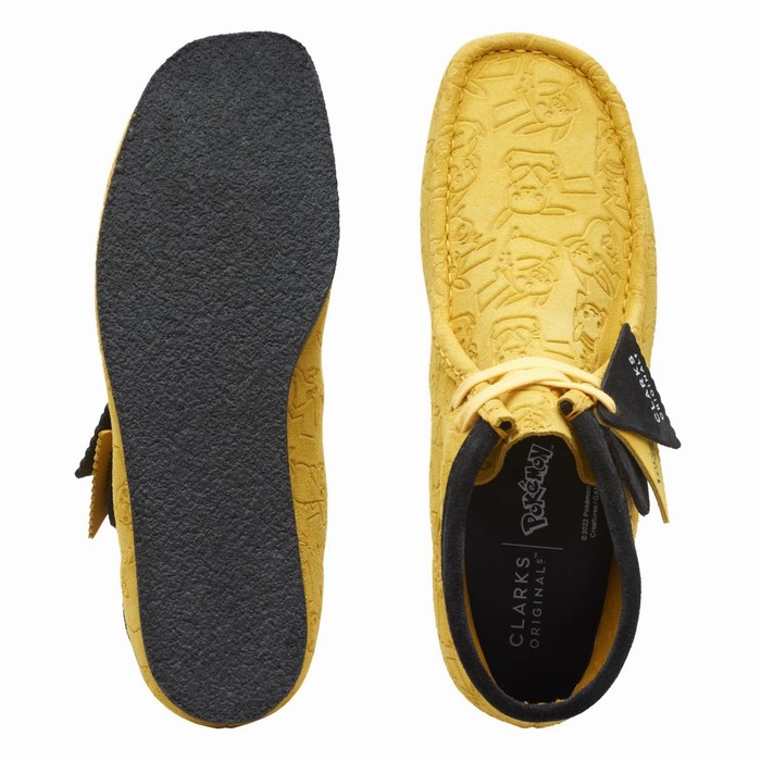 Bottes Clarks Wallabee Homme Jaune | GHVCOJNI