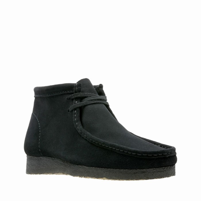 Bottes Clarks Wallabee Homme Noir | FAELS0SY