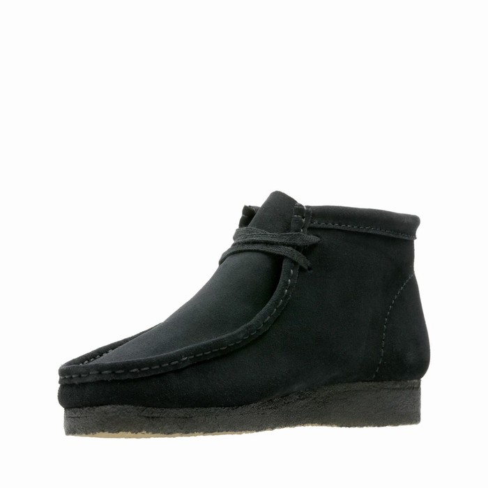 Bottes Clarks Wallabee Homme Noir | FAELS0SY