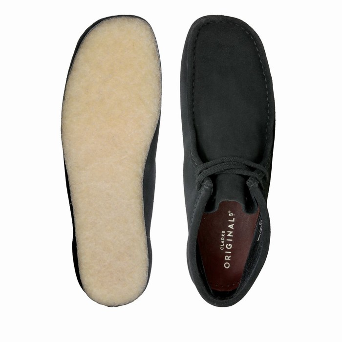 Bottes Clarks Wallabee Homme Noir | FAELS0SY