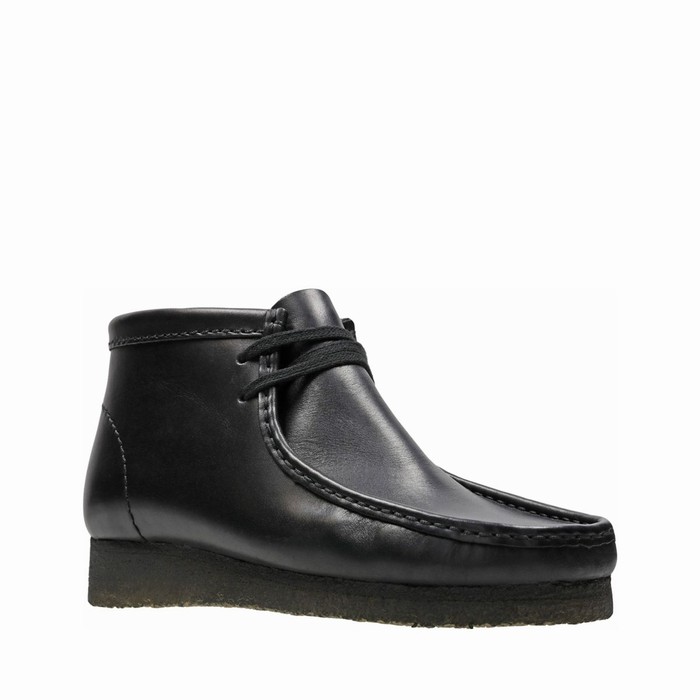 Bottes Clarks Wallabee Homme Noir | MTEKWB6Y