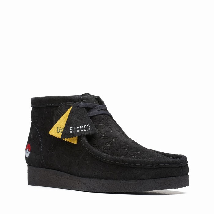 Bottes Clarks Wallabee Homme Noir | VD8CJCUE