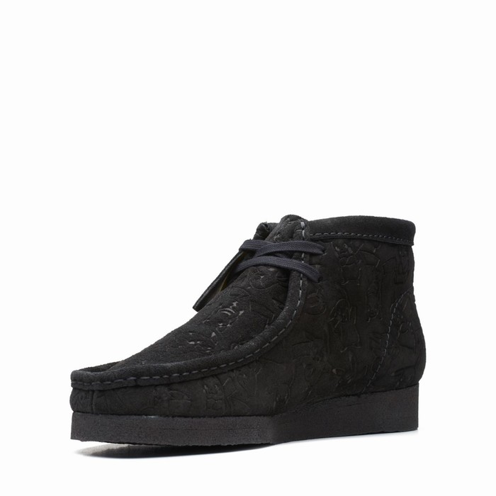 Bottes Clarks Wallabee Homme Noir | VD8CJCUE