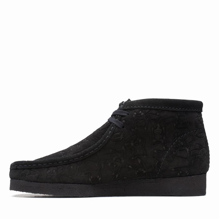 Bottes Clarks Wallabee Homme Noir | VD8CJCUE