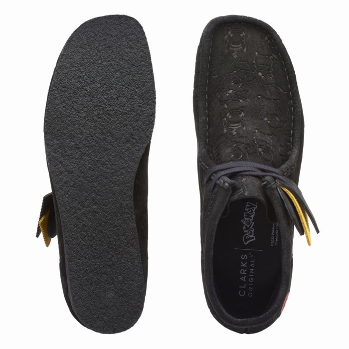 Bottes Clarks Wallabee Homme Noir | VD8CJCUE