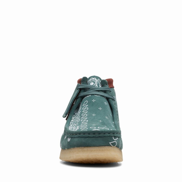 Bottes Clarks Wallabee Homme Vert | DGYB6QCX