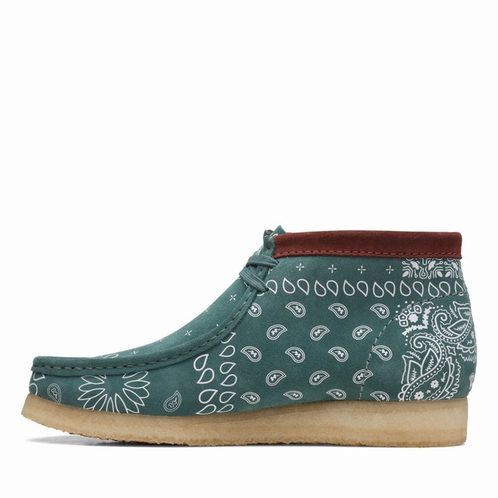 Bottes Clarks Wallabee Homme Vert | DGYB6QCX