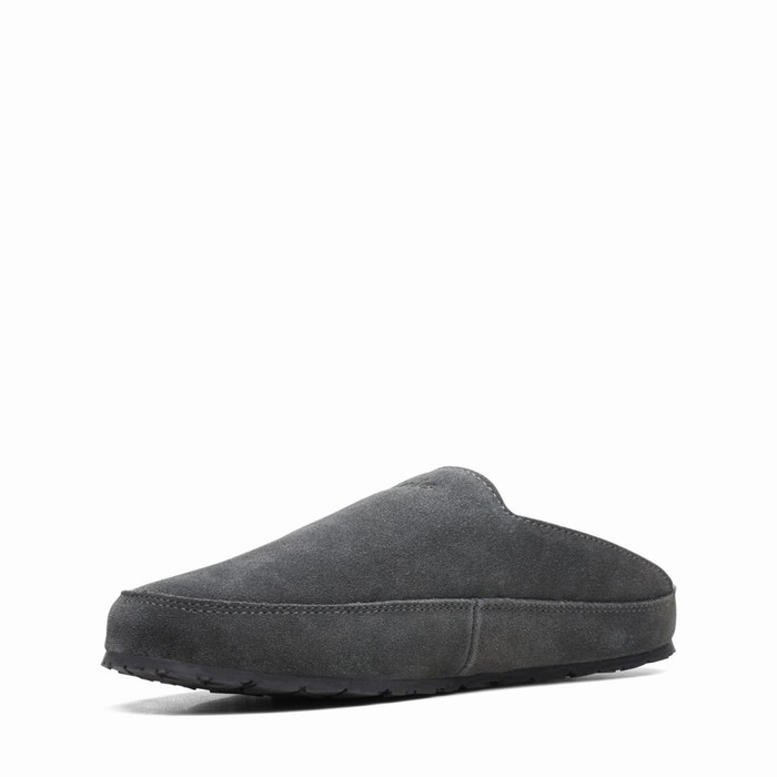 Chaussons Clarks Mormile Slate Homme Grise | QELFPBN1