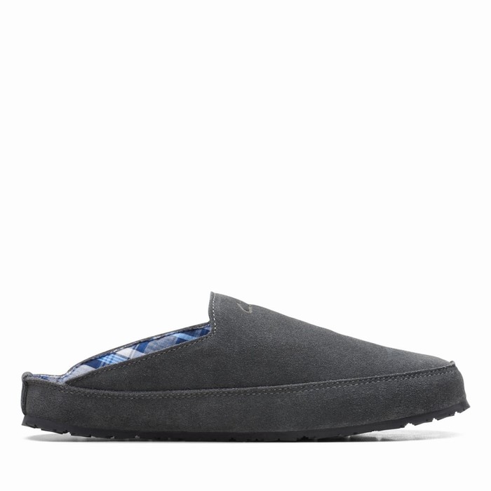 Chaussons Clarks Mormile Slate Homme Grise | QELFPBN1