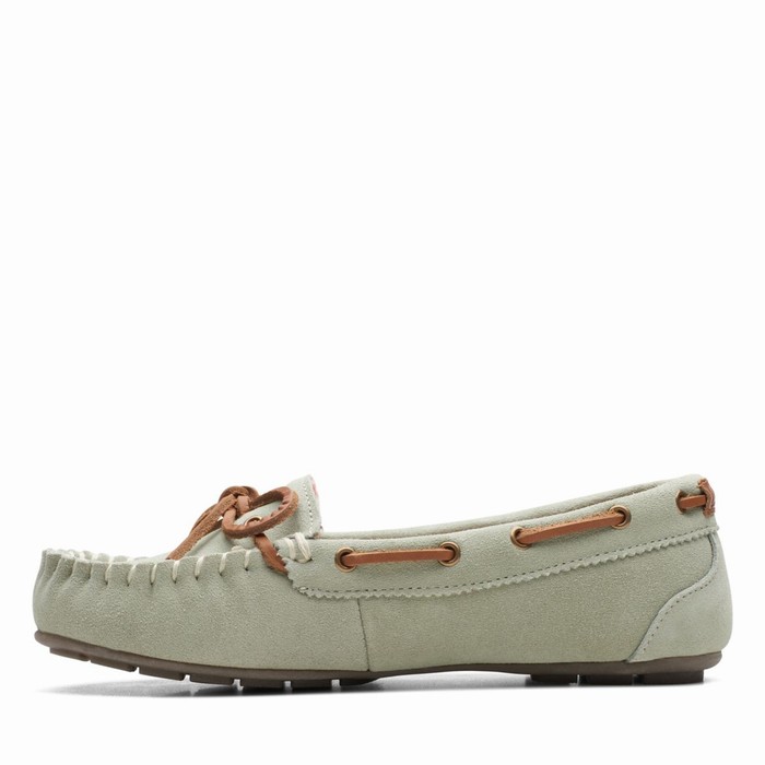 Chaussons Clarks Romsy Mae Femme Vert Olive | 9E4NKYWP