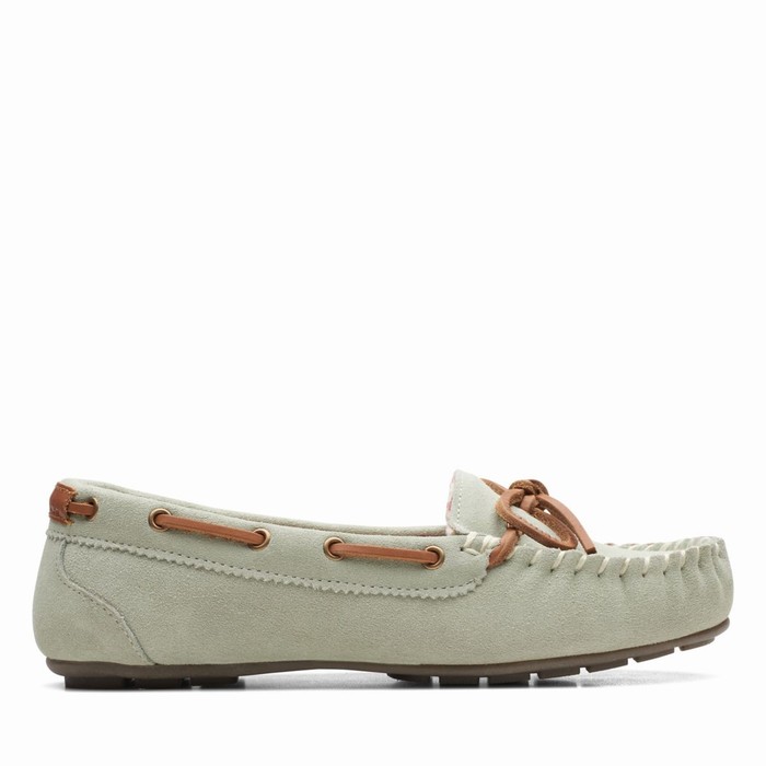 Chaussons Clarks Romsy Mae Femme Vert Olive | 9E4NKYWP