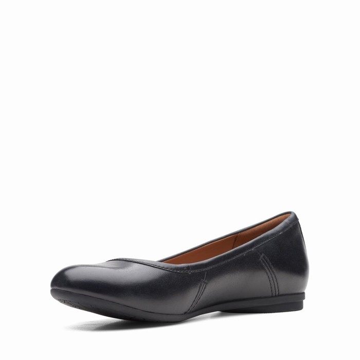 Chaussures Plates Clarks Canebay Plain Femme Noir | 7KJAPRA1