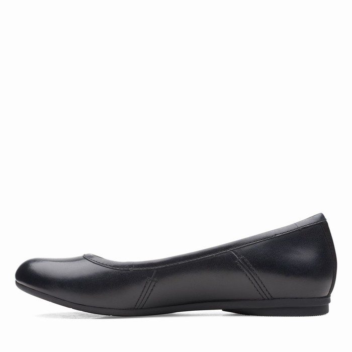 Chaussures Plates Clarks Canebay Plain Femme Noir | 7KJAPRA1