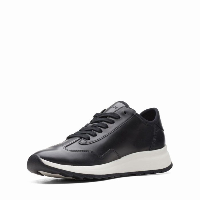 Chaussures Plates Clarks Dash Lite Lo Femme Noir | LF7KHZRA