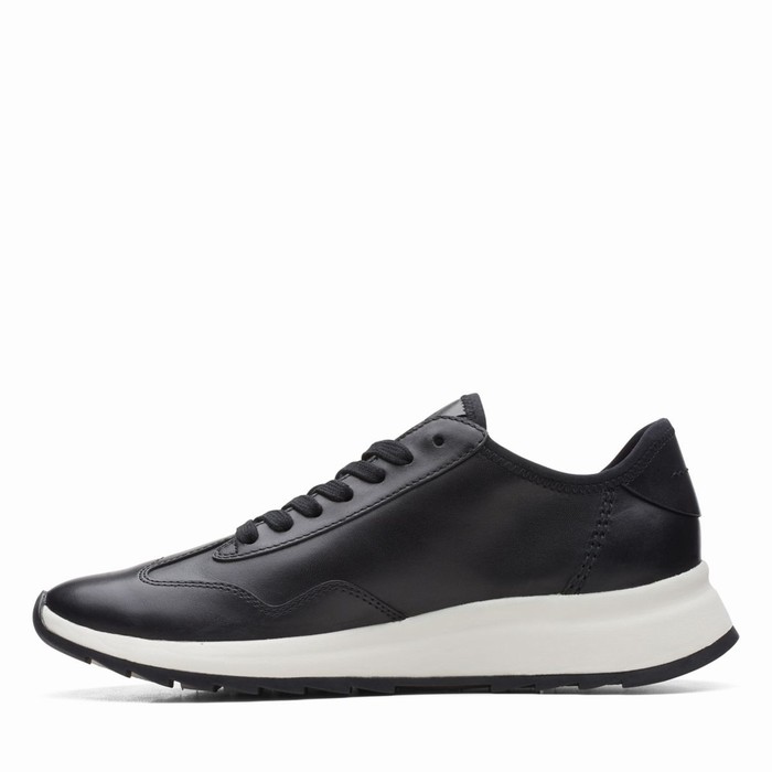 Chaussures Plates Clarks Dash Lite Lo Femme Noir | LF7KHZRA