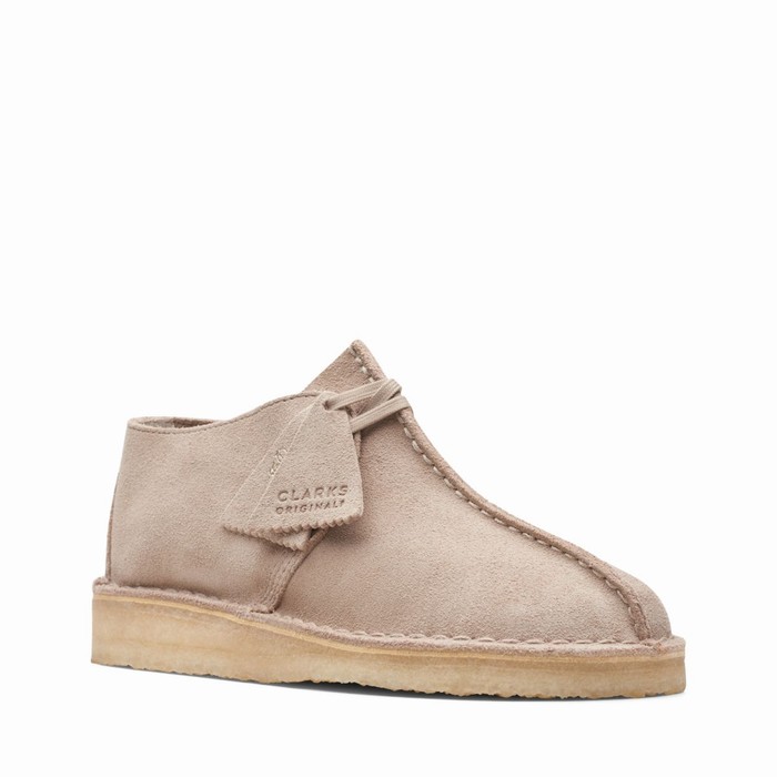 Chaussures Plates Clarks Desert Trek. Femme Marron | DHNQWFSP