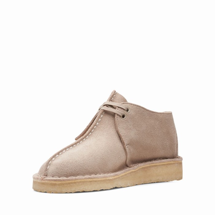 Chaussures Plates Clarks Desert Trek. Femme Marron | DHNQWFSP