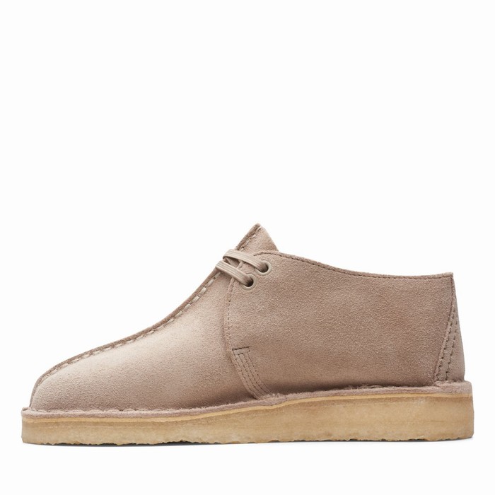 Chaussures Plates Clarks Desert Trek. Femme Marron | DHNQWFSP