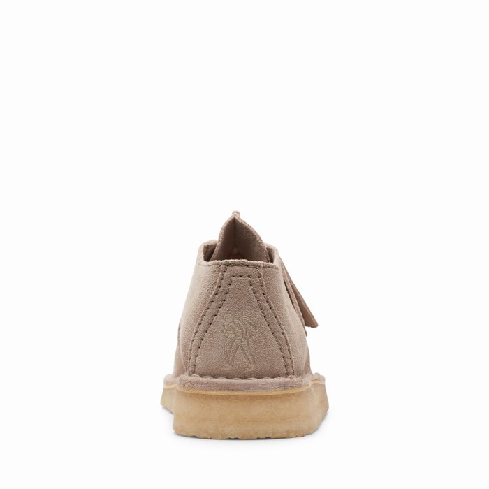 Chaussures Plates Clarks Desert Trek. Femme Marron | DHNQWFSP