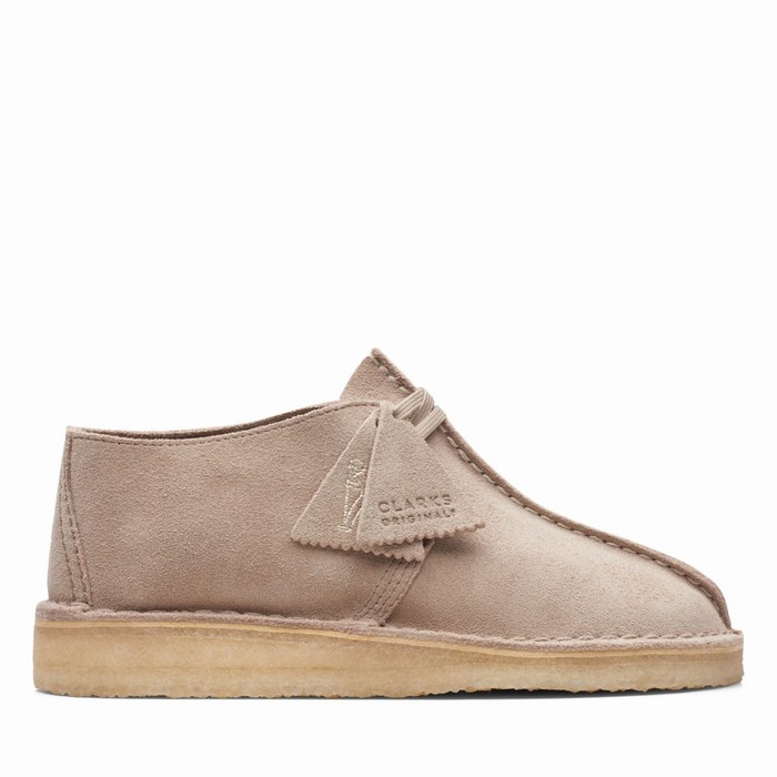 Chaussures Plates Clarks Desert Trek. Femme Marron | DHNQWFSP