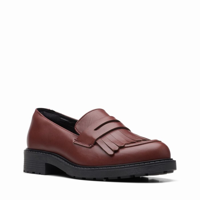 Chaussures Plates Clarks Orinoco 2 Loafer Femme Marron | GATK7QWH