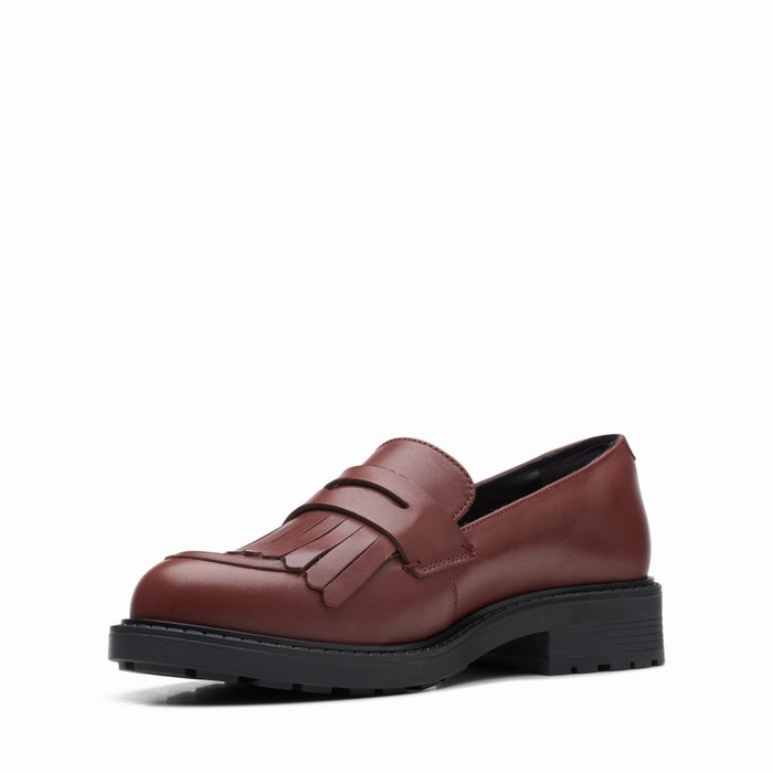 Chaussures Plates Clarks Orinoco 2 Loafer Femme Marron | GATK7QWH