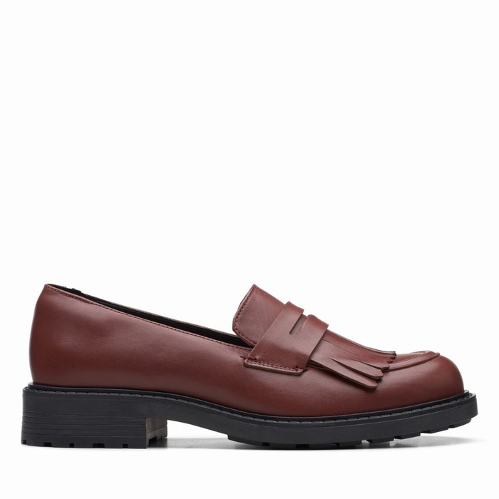 Chaussures Plates Clarks Orinoco 2 Loafer Femme Marron | GATK7QWH