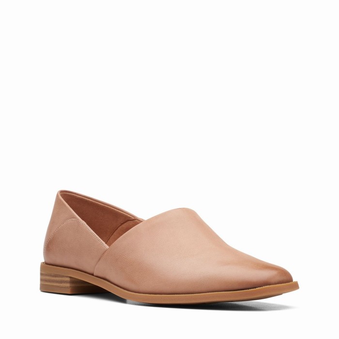 Chaussures Plates Clarks Pure Belle Femme Corail | WN9JQNCU