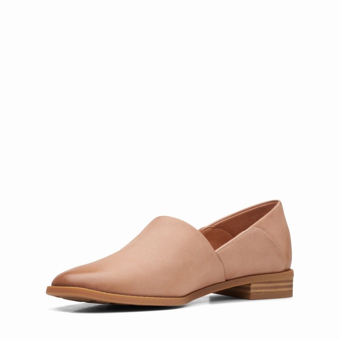 Chaussures Plates Clarks Pure Belle Femme Corail | WN9JQNCU