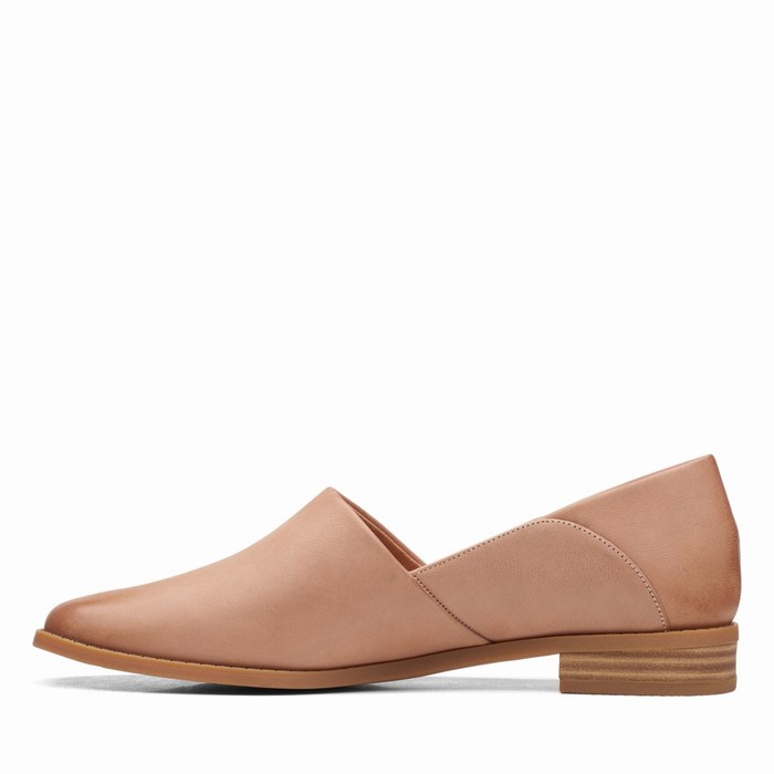 Chaussures Plates Clarks Pure Belle Femme Corail | WN9JQNCU