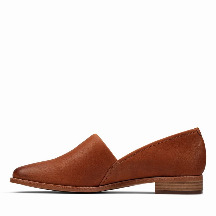 Chaussures Plates Clarks Pure Easy Femme Marron | SQNF8ARX