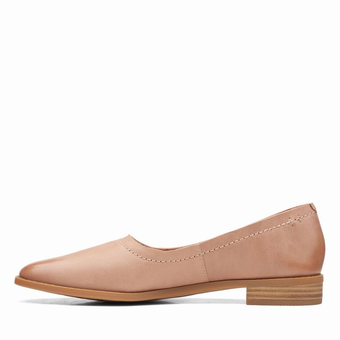 Chaussures Plates Clarks Pure Walk Femme Corail | YG6VZ93J