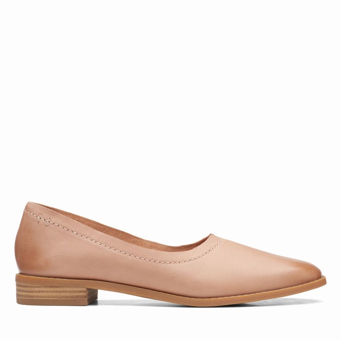 Chaussures Plates Clarks Pure Walk Femme Corail | YG6VZ93J