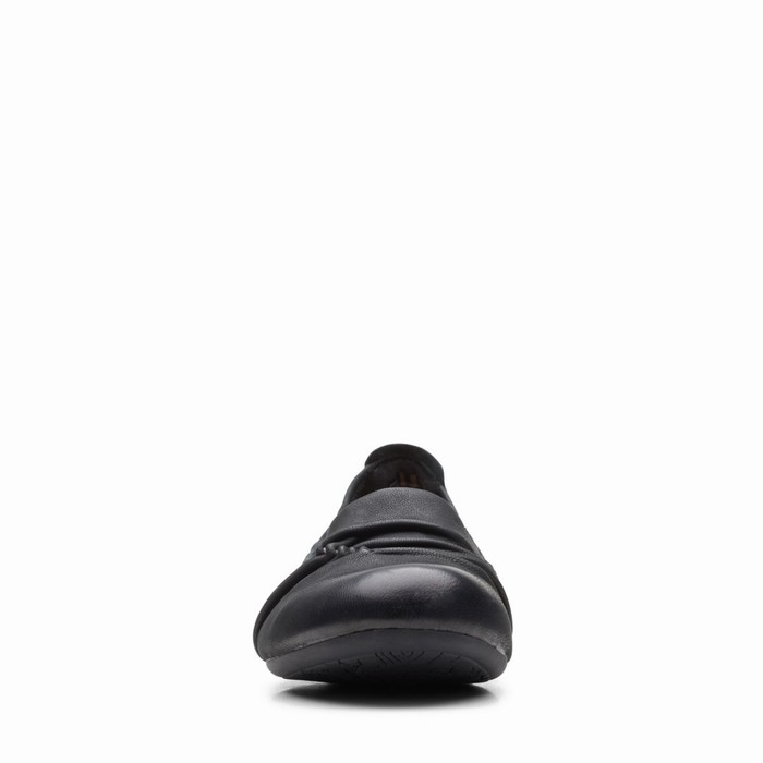 Chaussures Plates Clarks Rena Way Femme Noir | GPHJ1AF9