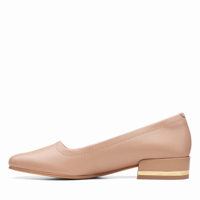 Chaussures Plates Clarks Seren 30 Court Femme Corail | XTANBU42