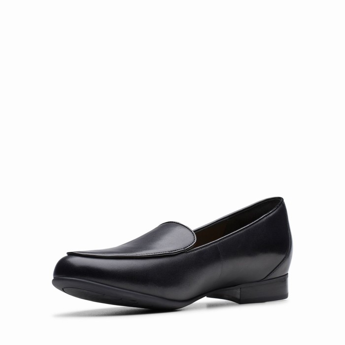 Chaussures Plates Clarks Un Blush Ease Femme Noir | T3DRUSQN