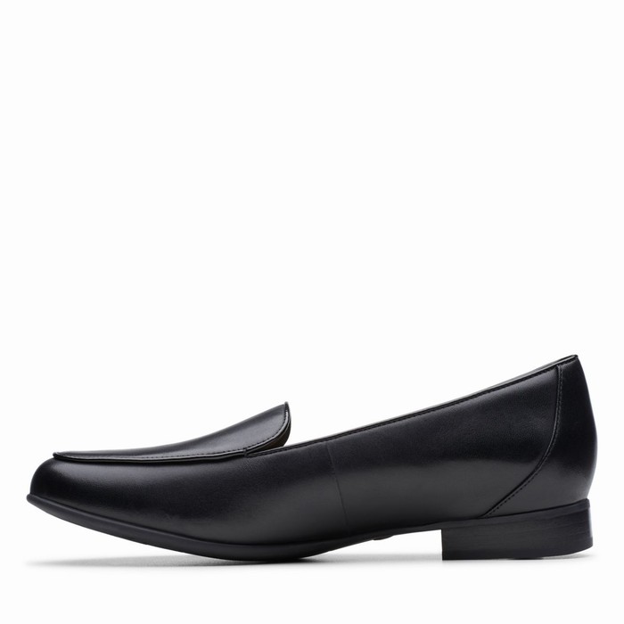 Chaussures Plates Clarks Un Blush Ease Femme Noir | T3DRUSQN