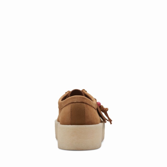 Chaussures Plates Clarks Wallabee Cup Femme Marron | ANXF6K7U