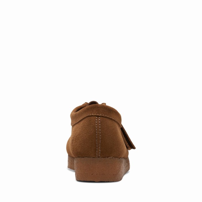 Chaussures Plates Clarks Wallabee Femme Marron | WO59N3YW