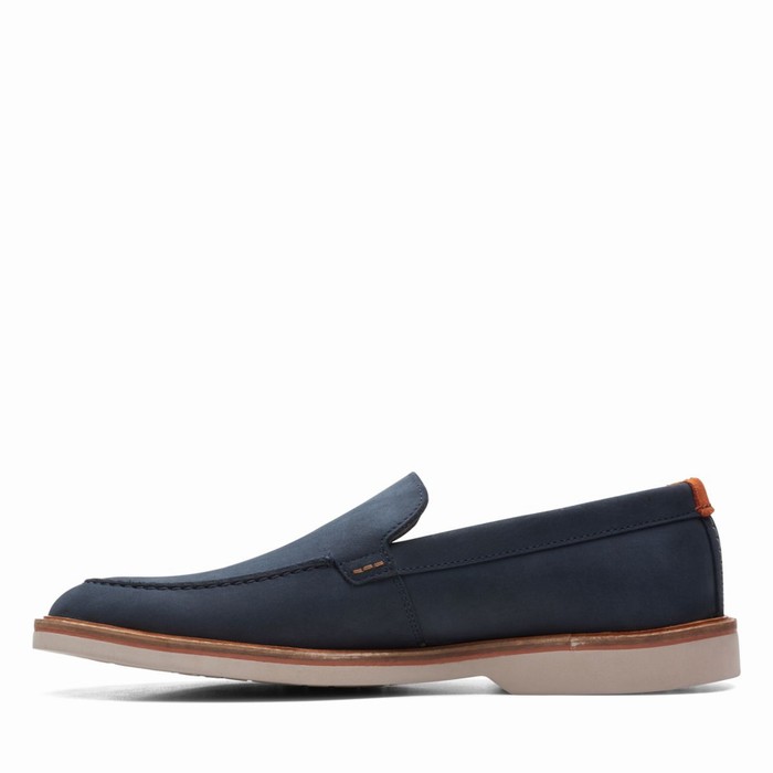 Loafers Clarks Atticus LT Edge Homme Bleu Marine | I1ZEBQFF