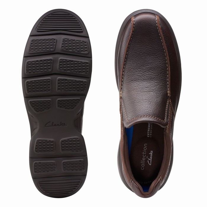 Loafers Clarks Bradley Step Homme Marron | EV4Z5T80