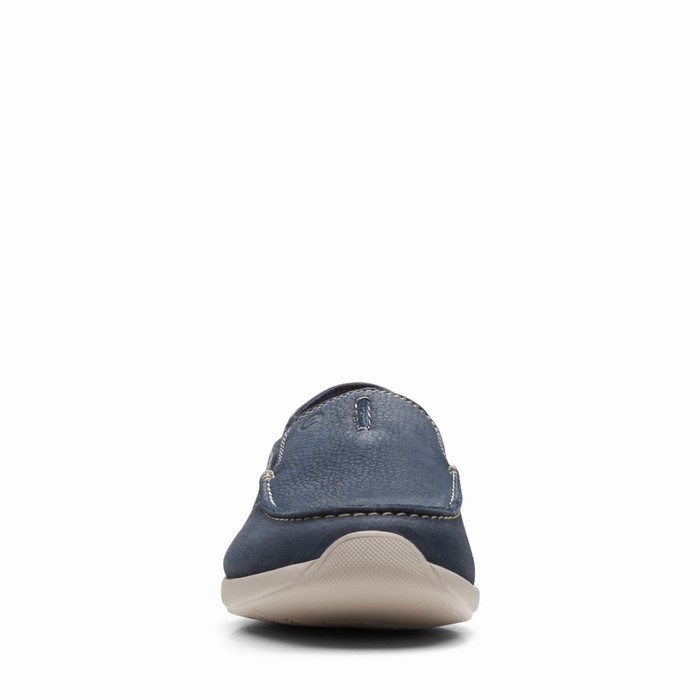 Loafers Clarks Gorwin Step Homme Bleu Marine | CDGNZPKG