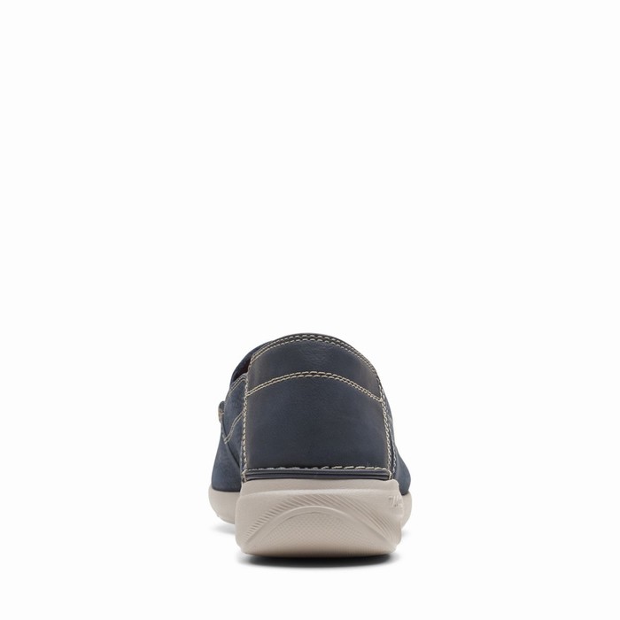 Loafers Clarks Gorwin Step Homme Bleu Marine | CDGNZPKG